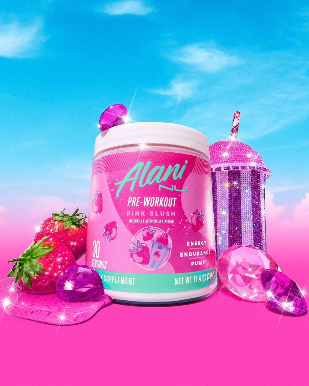 energy drink & pre-workout - pink slush