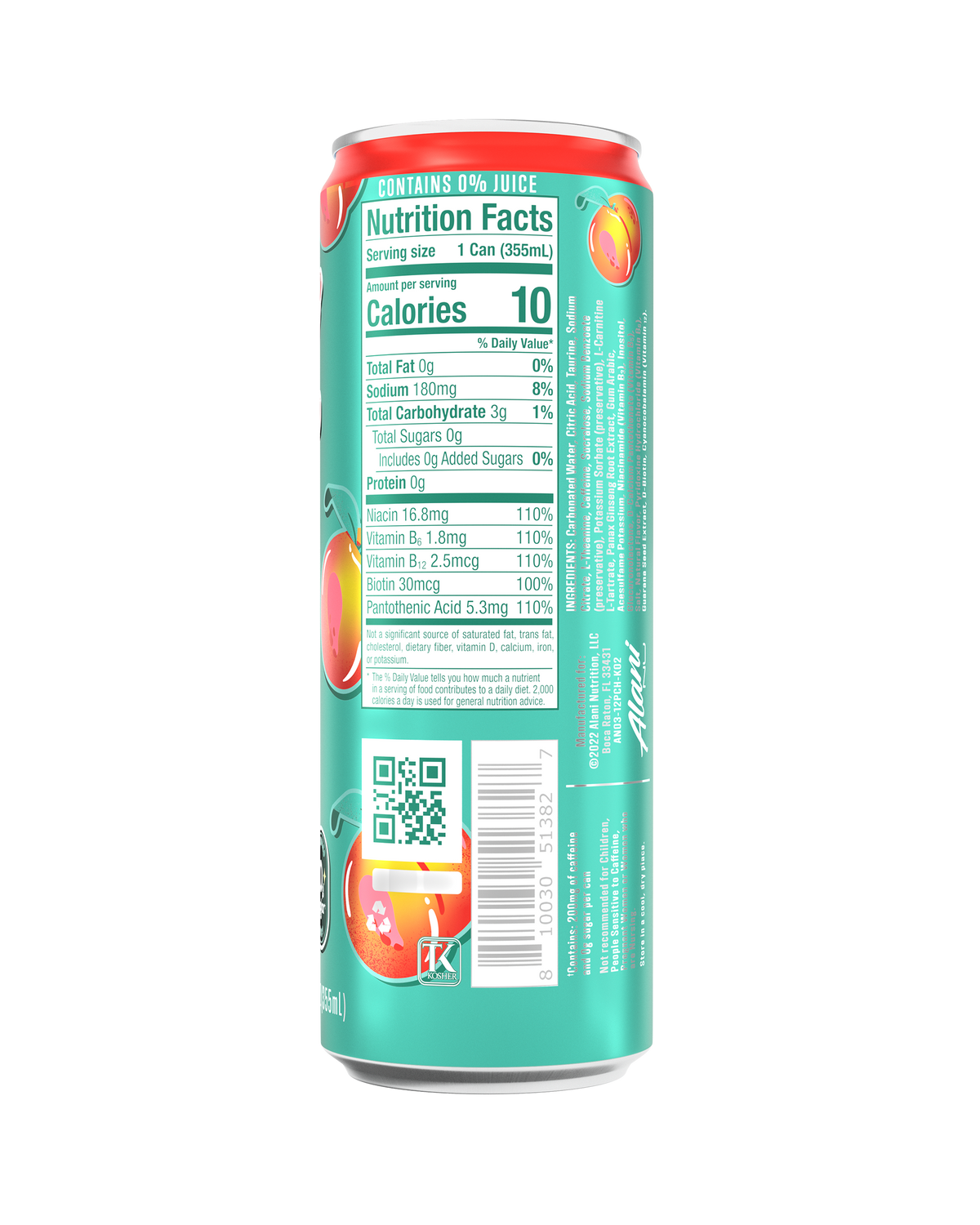 energy drink - juicy peach